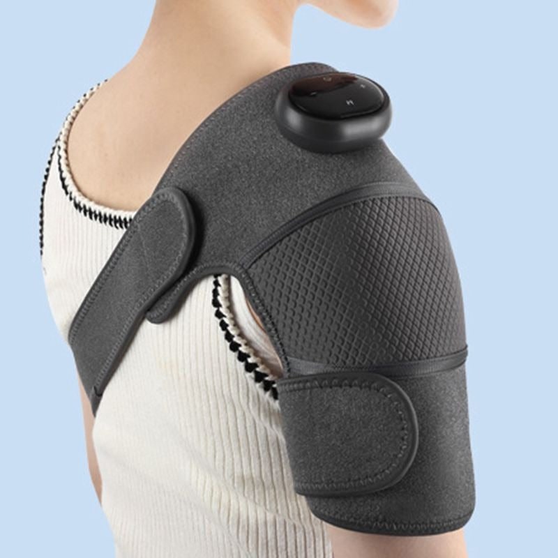 Genouillère chauffante rechargeable avec massage par vibrations