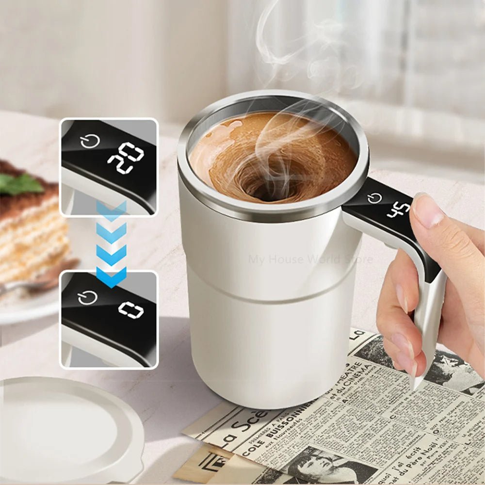 Mug mélangeur rechargeable avec affichage de température, 380 ml