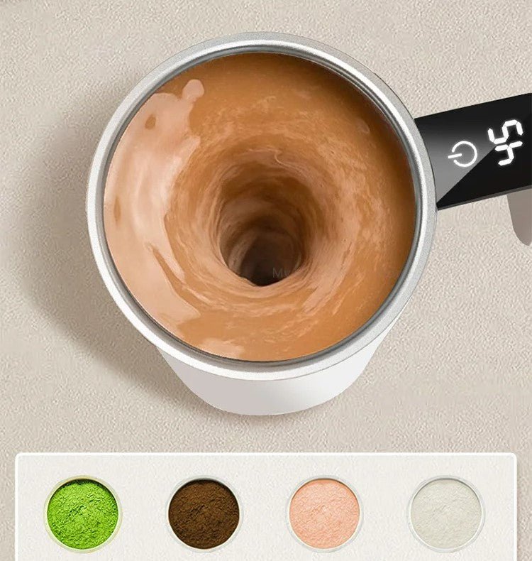 Mug mélangeur rechargeable avec affichage de température, 380 ml