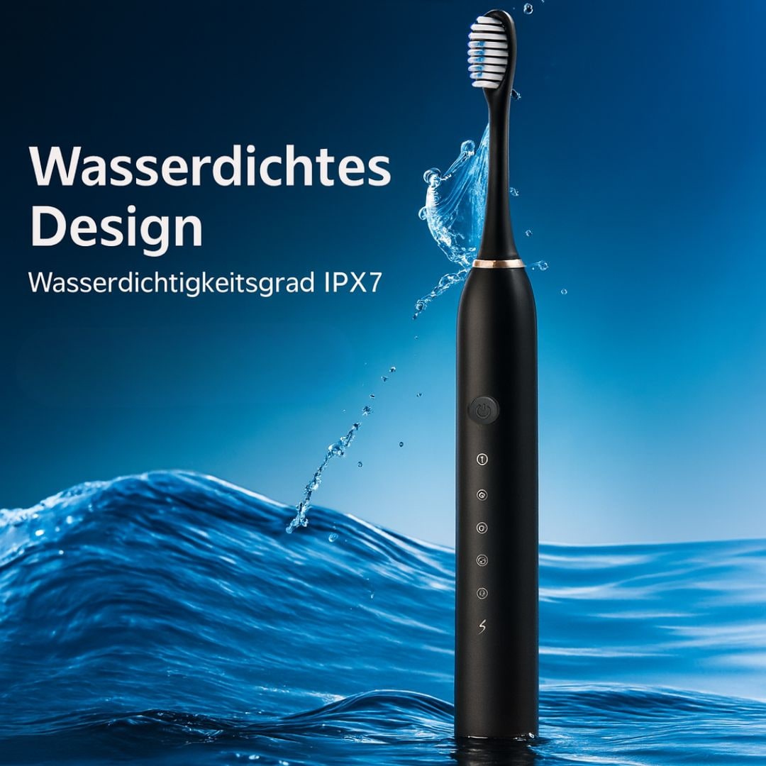 Brosse à dents électrique sonique rechargeable à six modes