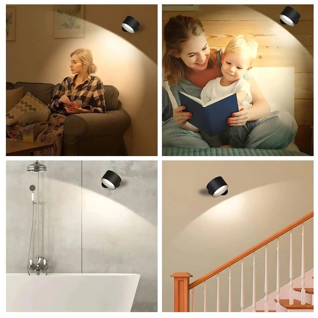 Applique sans fil rechargeable avec rotule magnétique