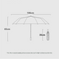 Parapluie de voyage pliant automatique avec poignée en bois