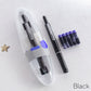 Stylo-plume rétractable à pointe fine avec clip