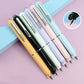 Stylo-plume rétractable à pointe fine avec clip