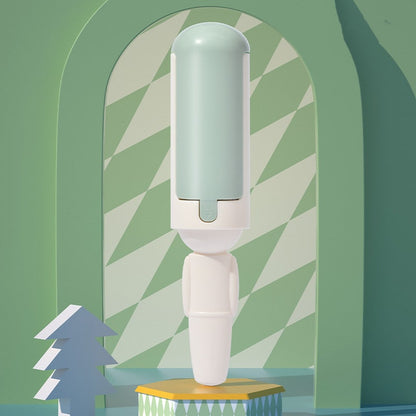 Brosse anti-poils réutilisable double face avec capuchon