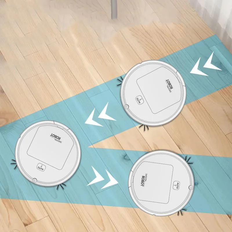 Robot aspirateur à navigation automatique et double brosse