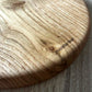 Plateau de service rond sculpté en bois de châtaignier – image 4