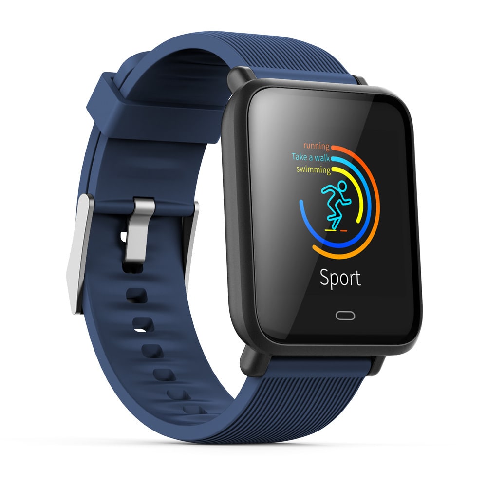 Montre connectée à écran tactile et bracelet sport