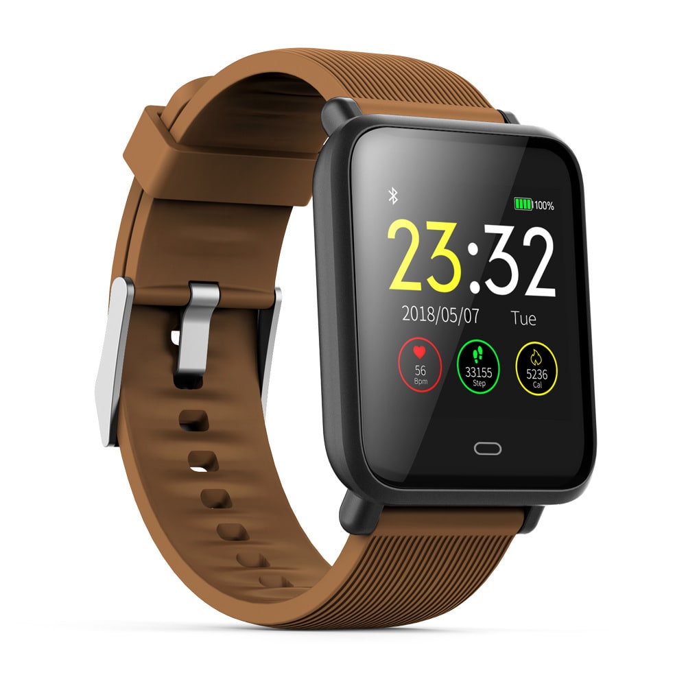 Montre connectée à écran tactile et bracelet sport