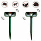 Répulsif solaire de jardin à détection de mouvement