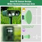 Répulsif solaire de jardin à détection de mouvement