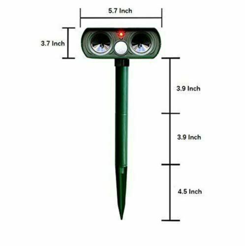 Répulsif solaire de jardin à détection de mouvement