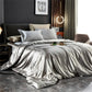 Ensemble de linge de lit en satin brillant