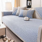 Protection modulaire de canapé matelassée en mélange coton-lin