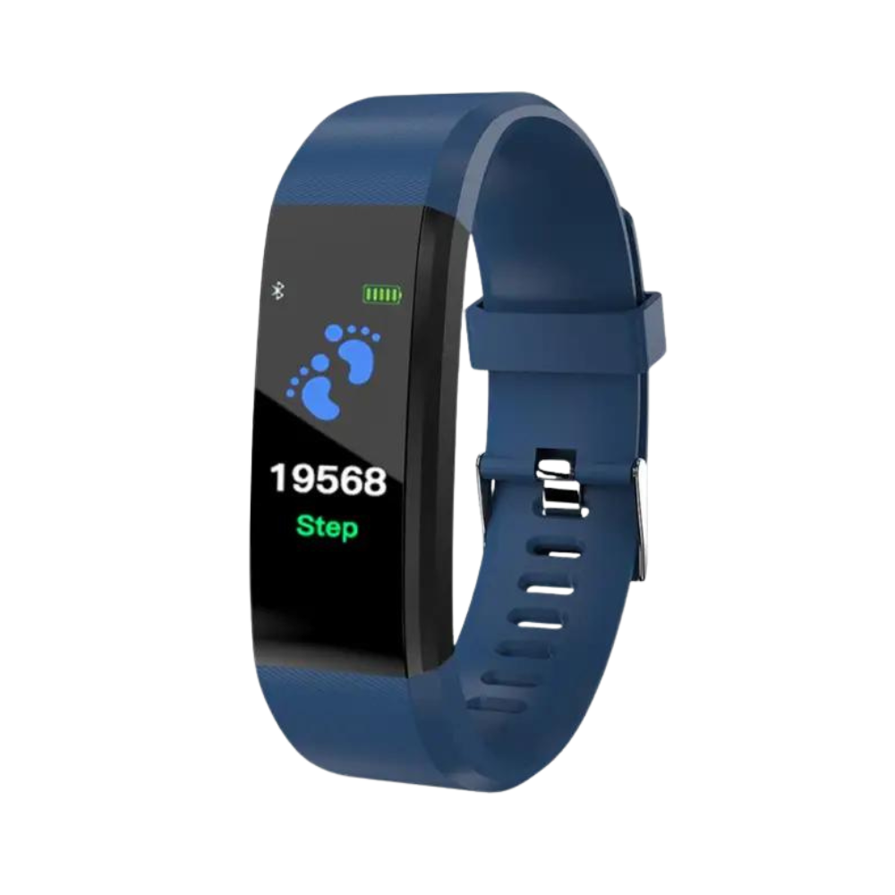 Montre connectée à écran numérique avec suivi d'activité