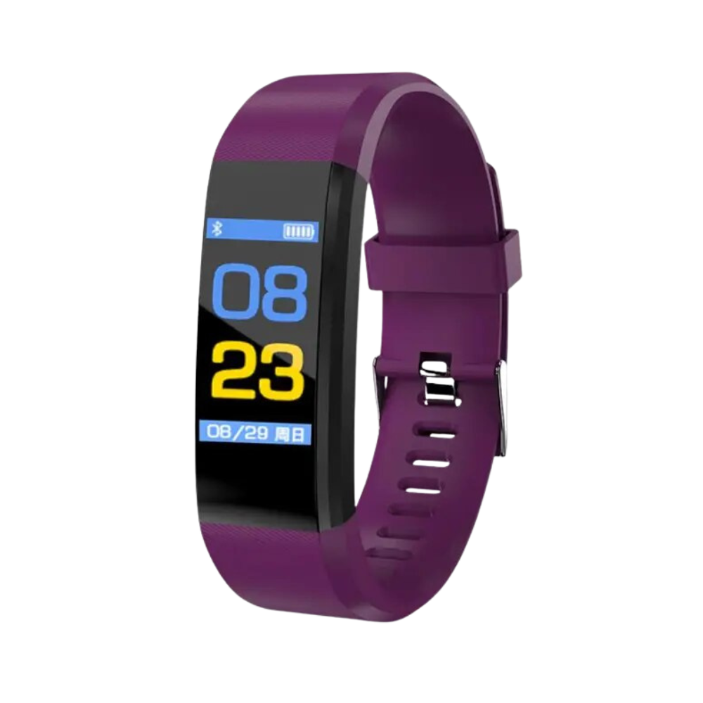 Montre connectée à écran numérique avec suivi d'activité