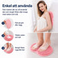 Brosse de douche en silicone pour les pieds avec ventouses