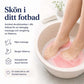 Brosse de douche en silicone pour les pieds avec ventouses