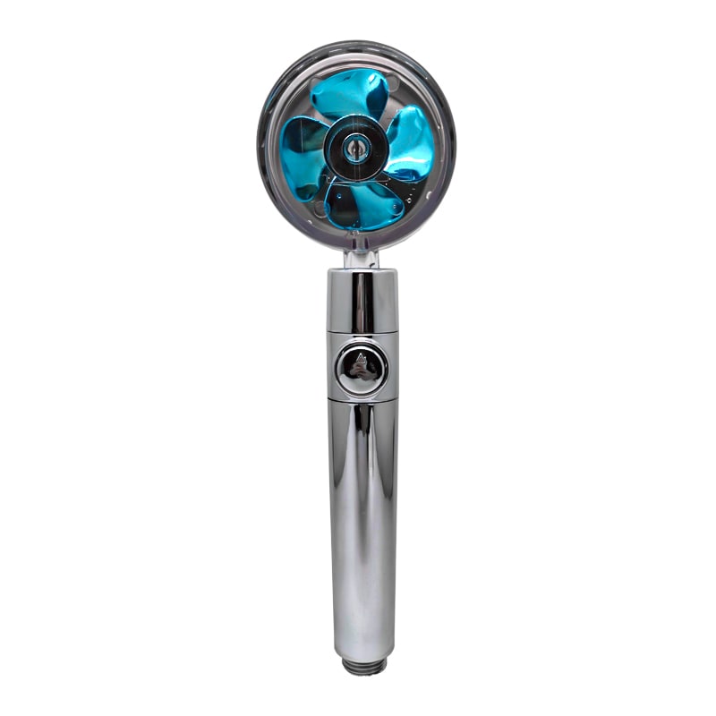 Pommeau de douche filtrant avec bouton pause et flexible