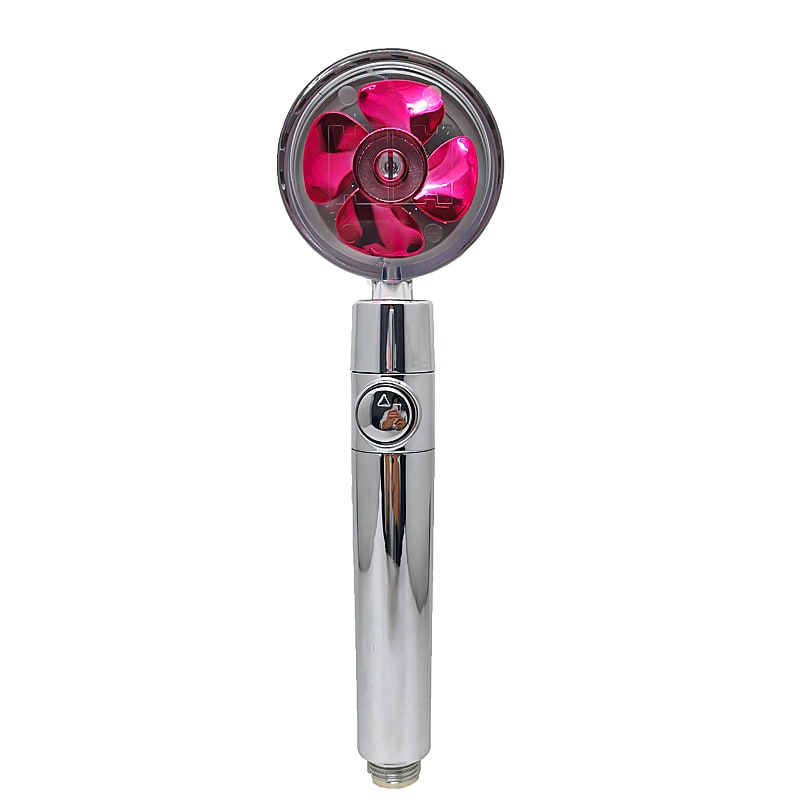 Pommeau de douche filtrant avec bouton pause et flexible