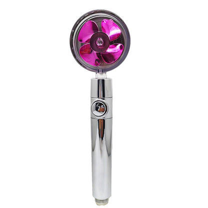 Pommeau de douche filtrant avec bouton pause et flexible