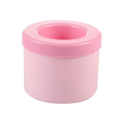 Moule à glaçons en silicone en forme de gobelet avec couvercle