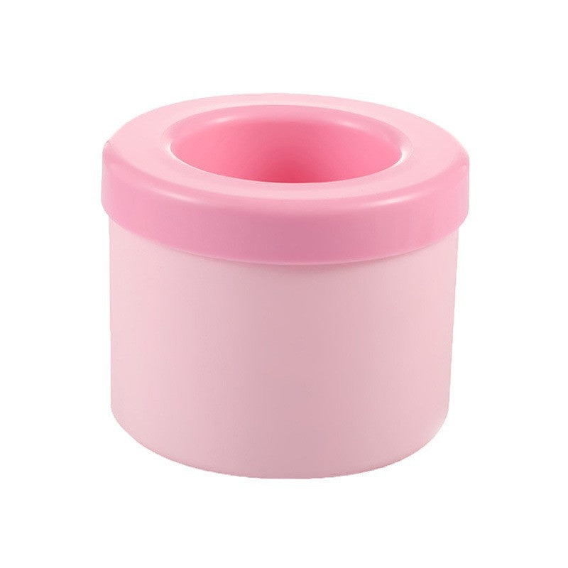 Moule à glaçons en silicone en forme de gobelet avec couvercle