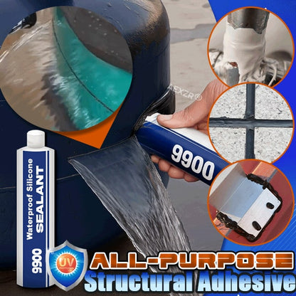Mastic silicone souple pour joints et raccords