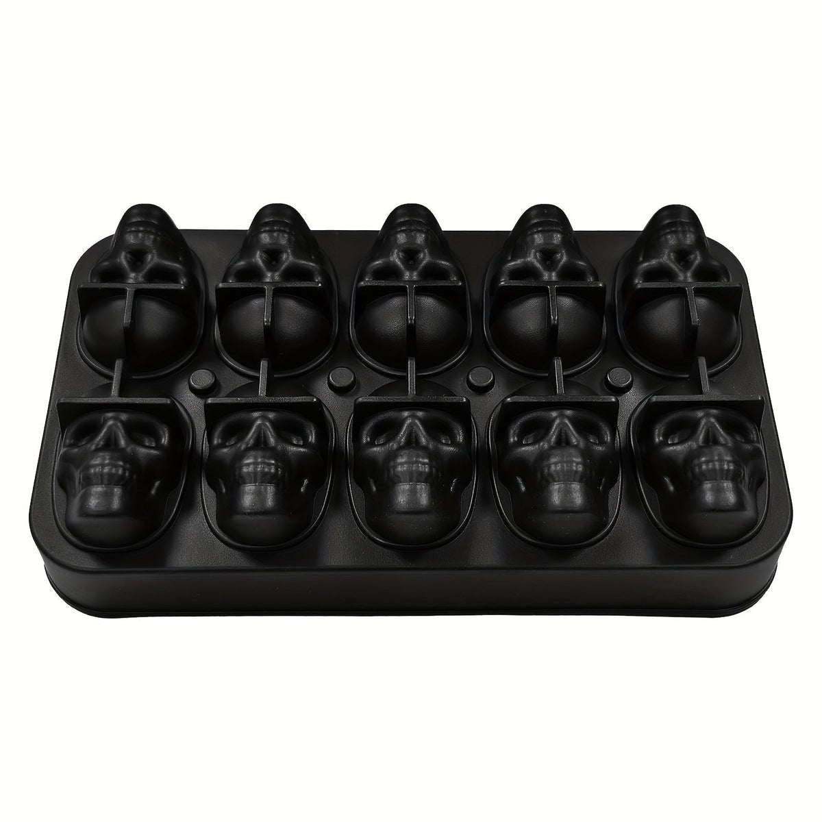 Moule à glaçons en silicone en forme de crâne