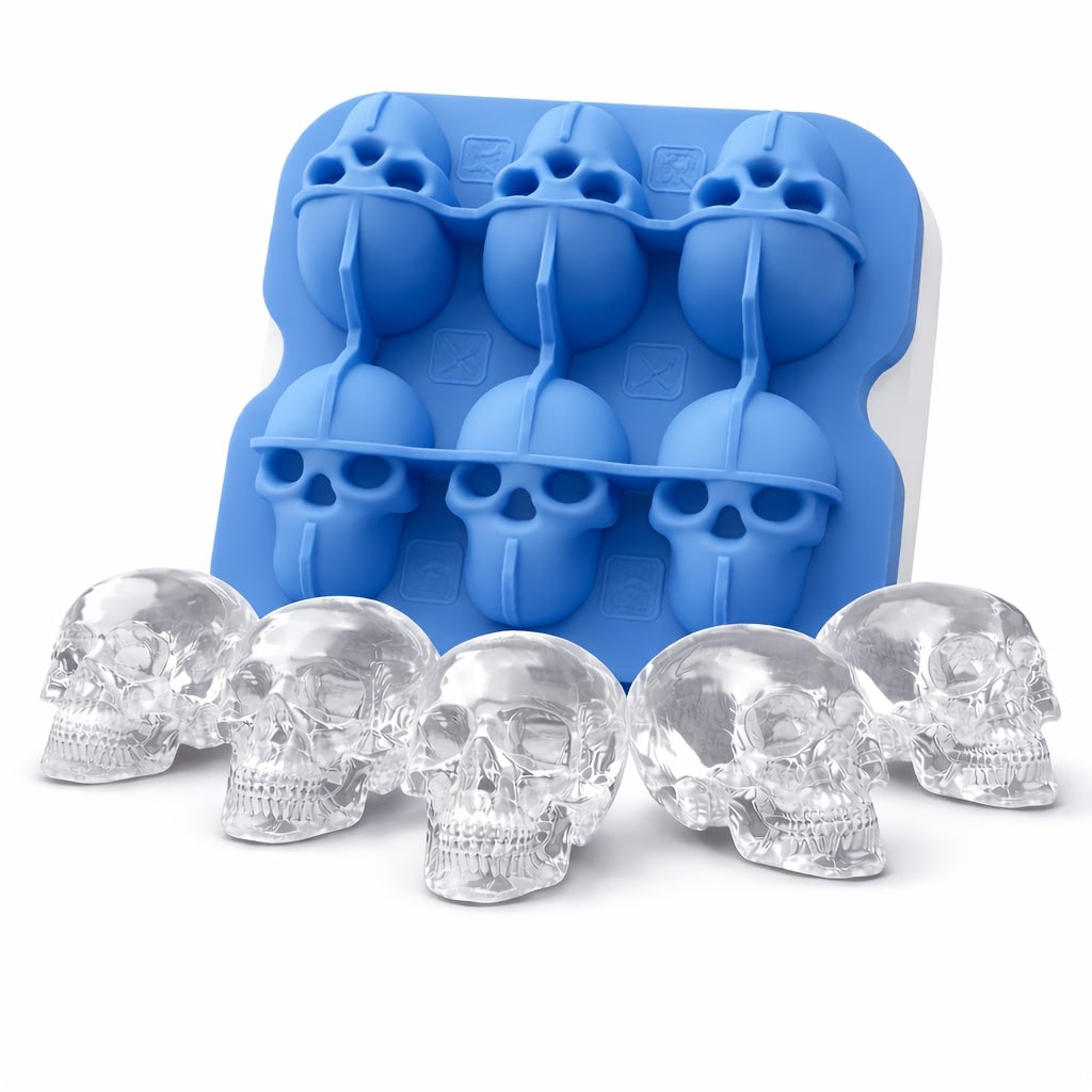 Moule à glaçons en silicone en forme de crâne
