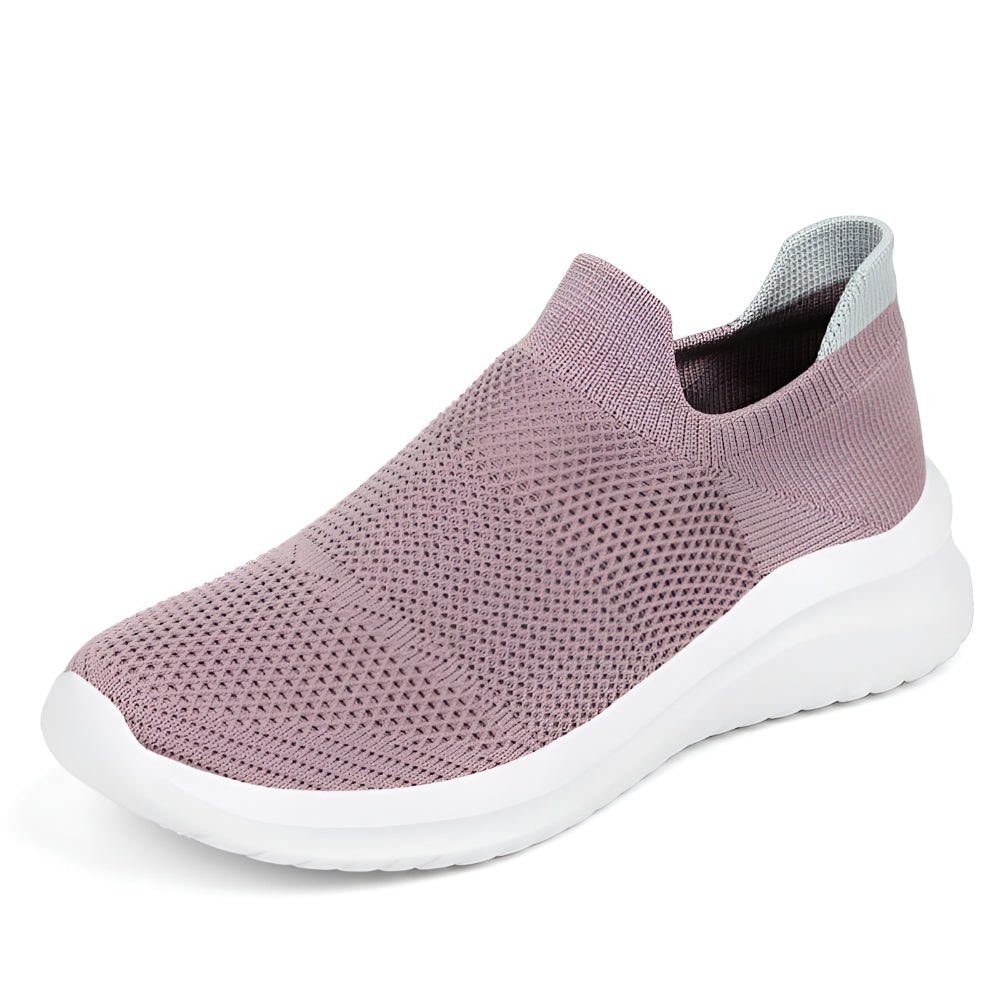 Baskets à enfiler pour femme en maille avec semelle en mousse