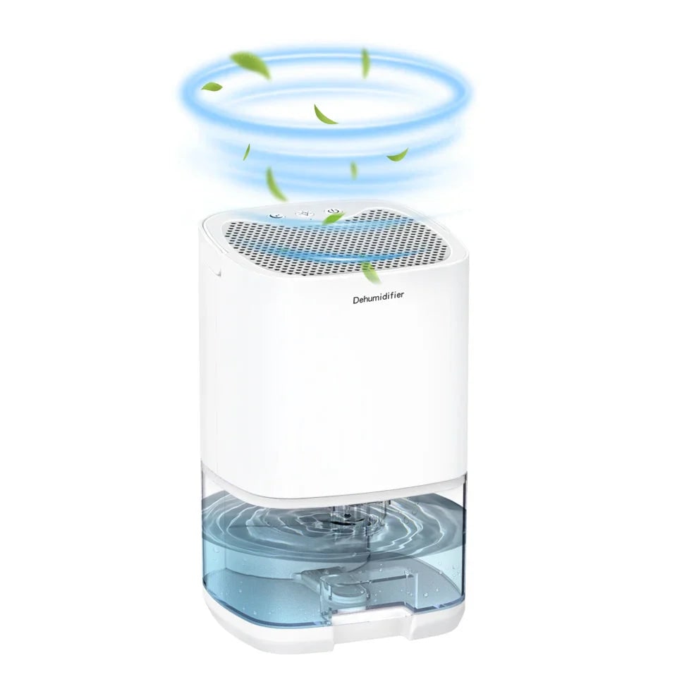 Déshumidificateur compact à réservoir de 1 litre et veilleuse