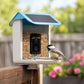 Mangeoire à oiseaux avec caméra Wi-Fi et panneau solaire