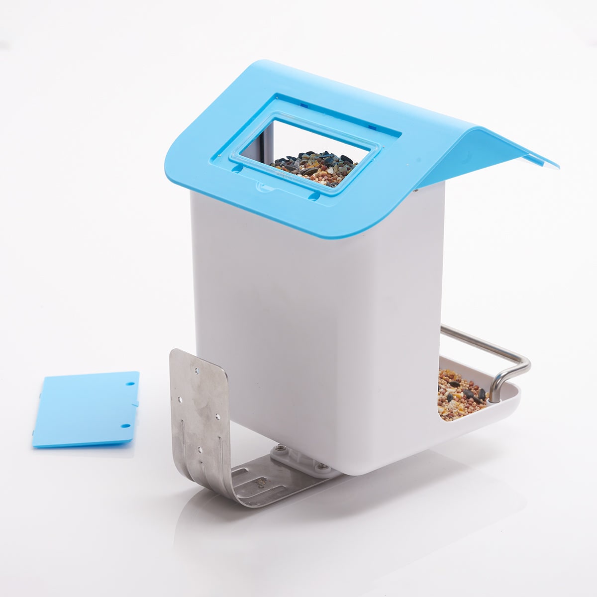 Mangeoire à oiseaux avec caméra Wi-Fi et panneau solaire