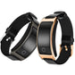 Montre connectée à écran OLED et bracelet en cuir