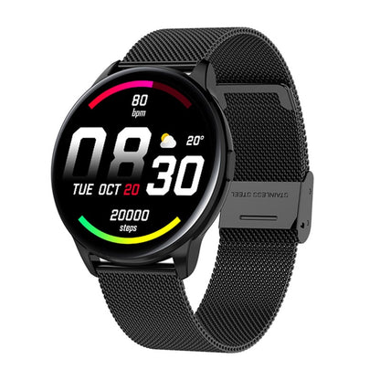 Montre connectée ronde à écran tactile IPS de 1,32 pouce
