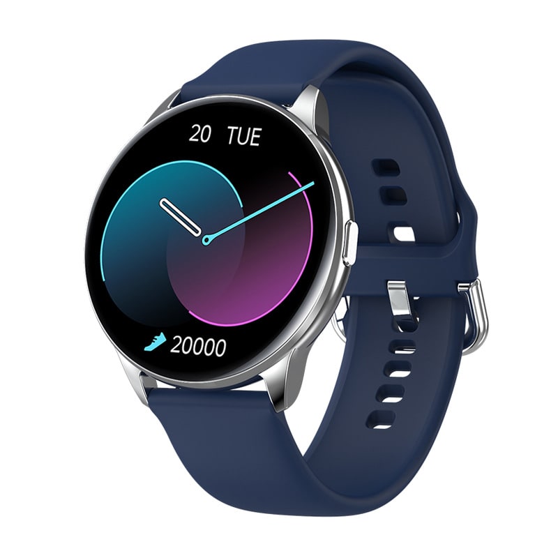 Montre connectée ronde à écran tactile IPS de 1,32 pouce