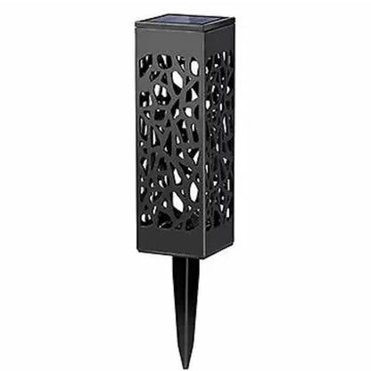 Borne solaire de jardin à motif ajouré