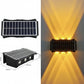 Applique solaire extérieure à éclairage vers le haut et le bas