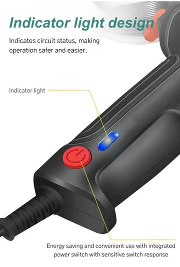 Pistolet à souder électrique avec alimentation de fil intégrée