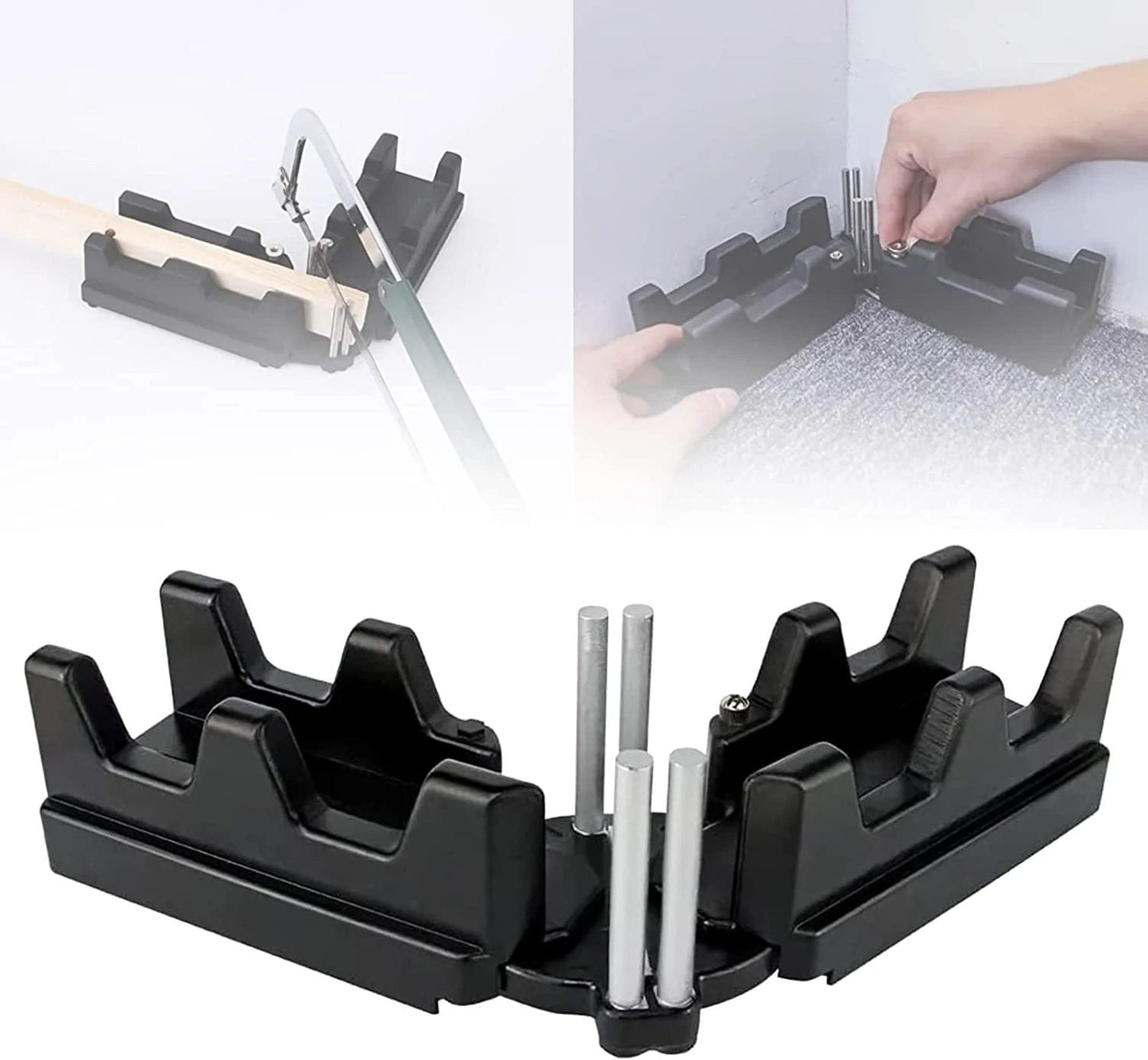 Outil de mesure d’angle 2-en-1 pour coupe d’onglet – image 2