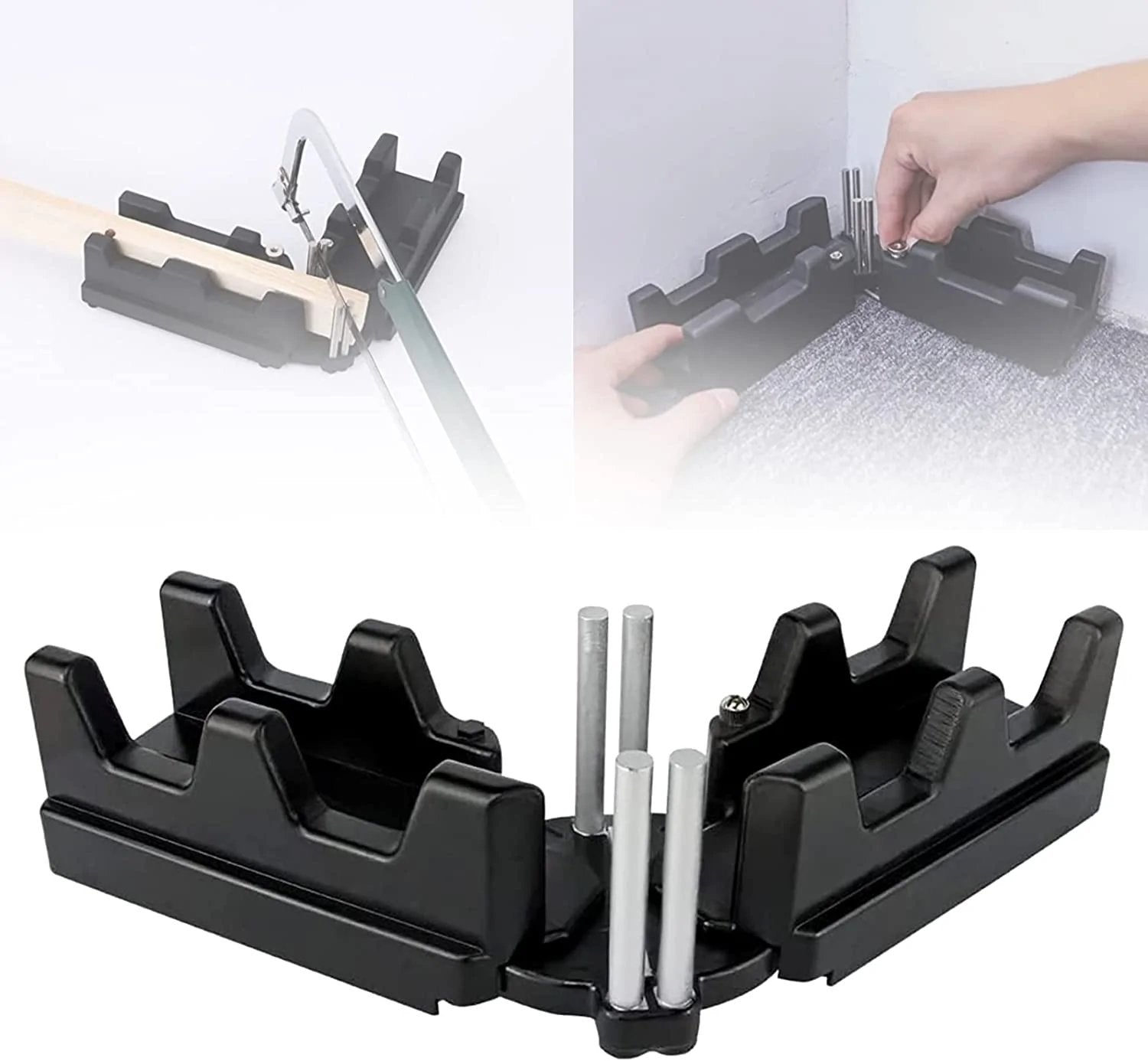 Outil de mesure d’angle 2-en-1 pour coupe d’onglet – image 2