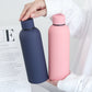 Gourde isotherme en acier inoxydable à finition mate, 500 ml