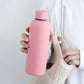 Gourde isotherme en acier inoxydable à finition mate, 500 ml