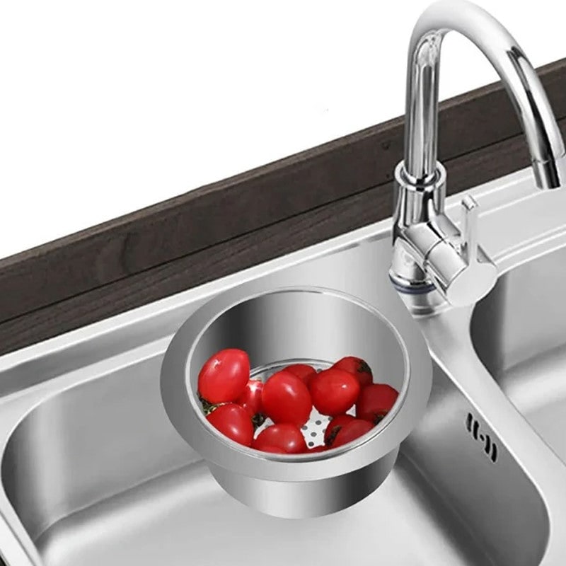 Panier filtrant d'évier en acier inoxydable à suspendre