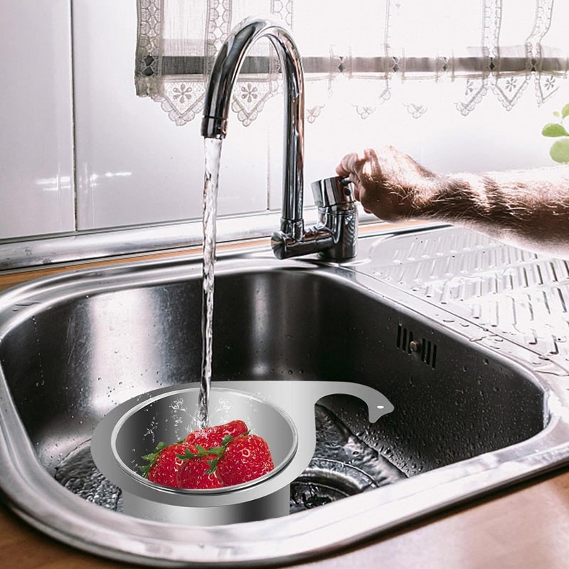 Panier filtrant d'évier en acier inoxydable à suspendre