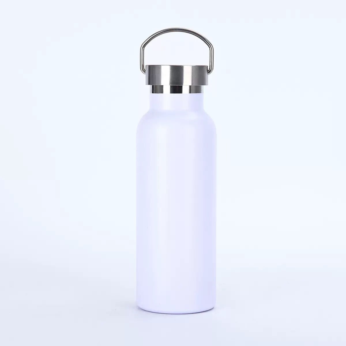Gourde isotherme en acier inoxydable avec anse, 500 ml