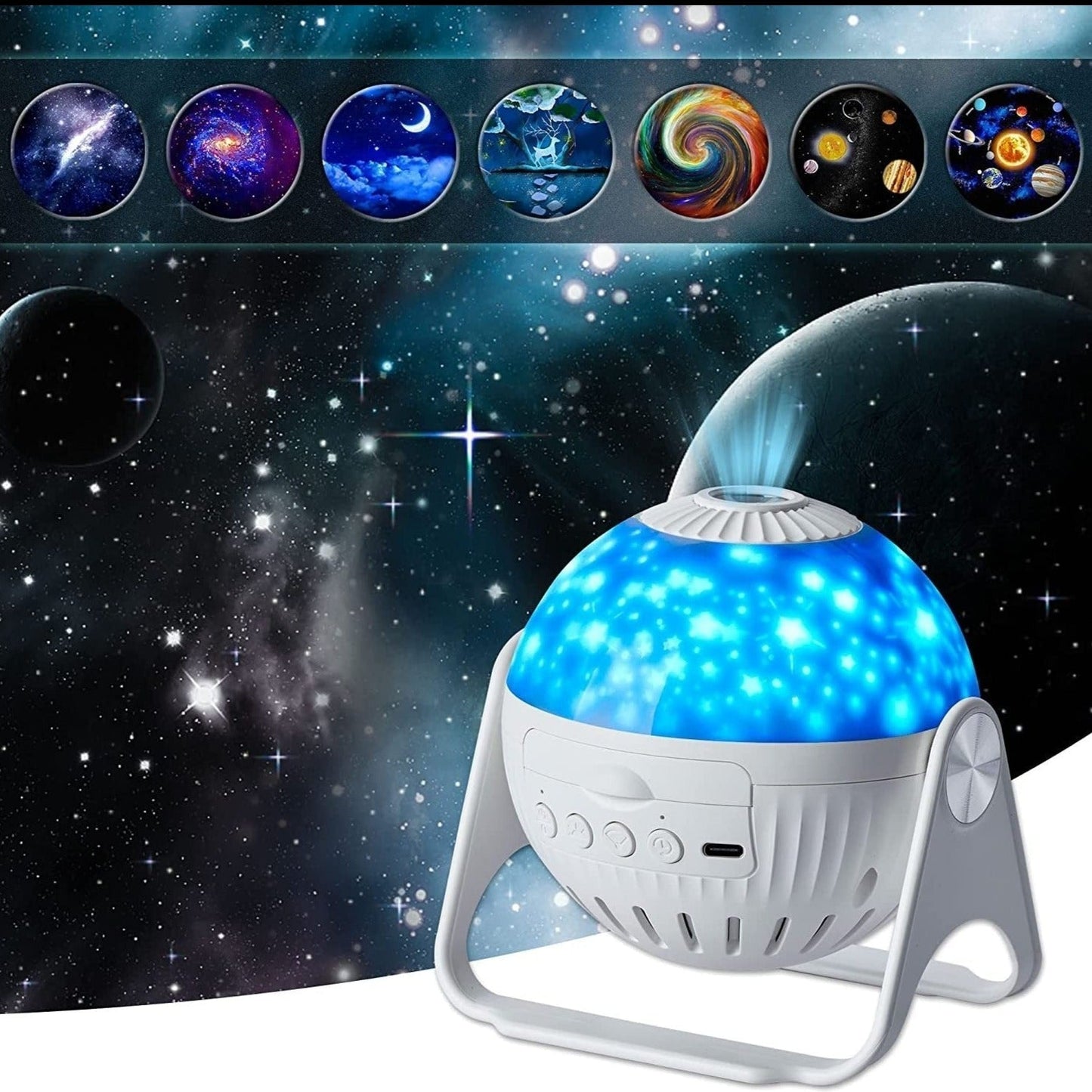 Projecteur veilleuse galaxie – image 1