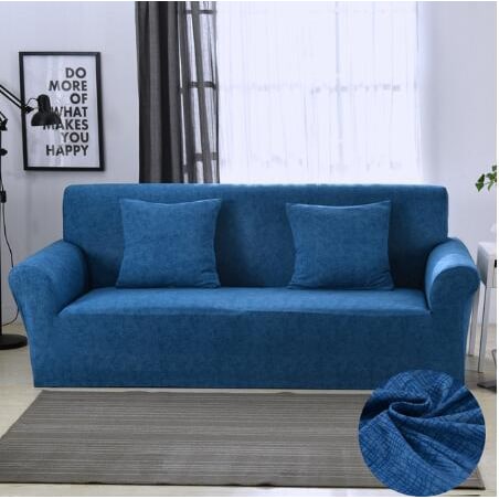 Housse de canapé extensible avec housses de coussin assorties