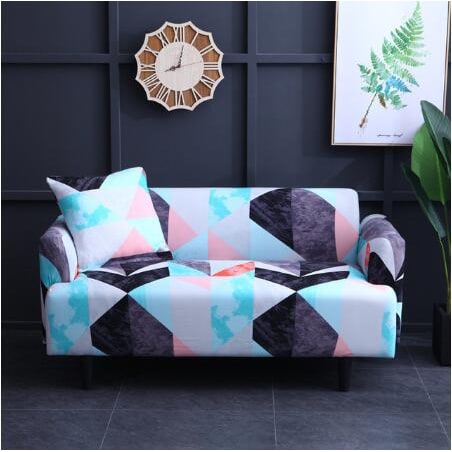 Housse de canapé extensible avec housses de coussin assorties
